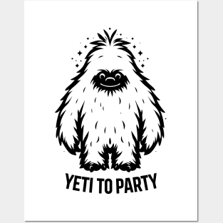 Yeti To Party Posters and Art